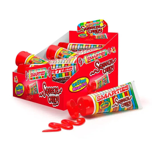 Smarties Squeeze Candy 12CT - Chase Cash & Carry