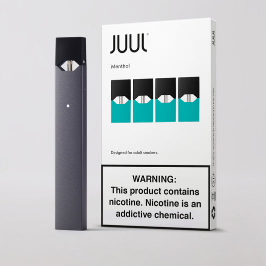 JUUL DEVICE KIT PP $8.99 WITH MENTHOL POD 4CT