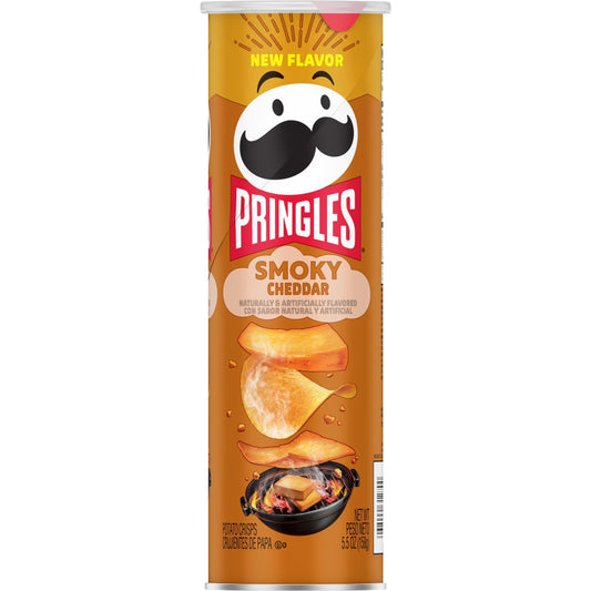 PRINGLES LARGE SMOKY CHEDDAR 7CT