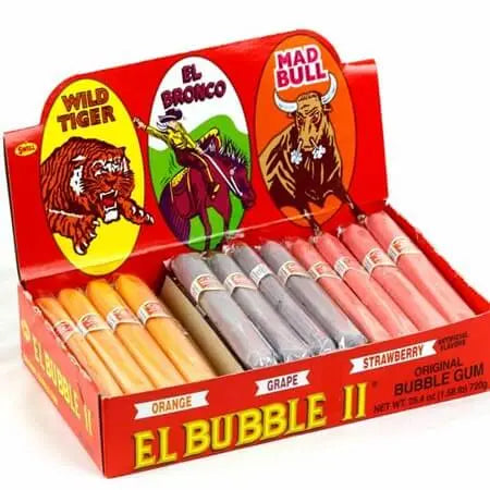 El-Bubble II Gum Cigars 3 Flavors 36CT - Chase Cash & Carry