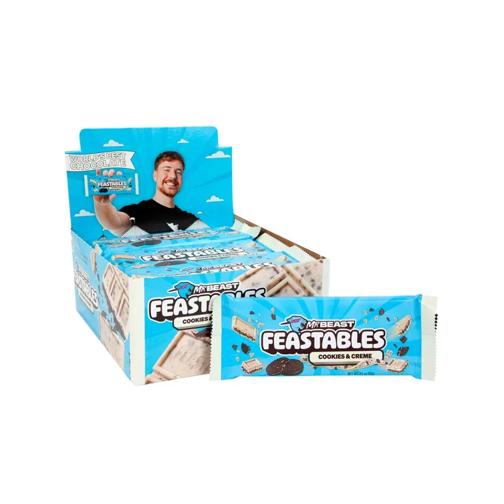 KS MR BEAST FEASTABLES COOKIES & CREAM BAR 24CT