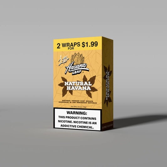 HAVANA LEAF PP 2/$1.99 NATURAL 20/2PK (FINAL SALE) - Chase Cash & Carry