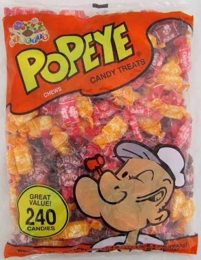 FRUIT CHEWS POPEYE 240CT