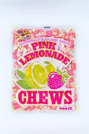 FRUIT CHEWS PINK LEMONADE 240CT