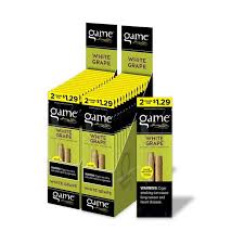 GAME 2/$1.29 WHITE GRAPE CIGARILLO