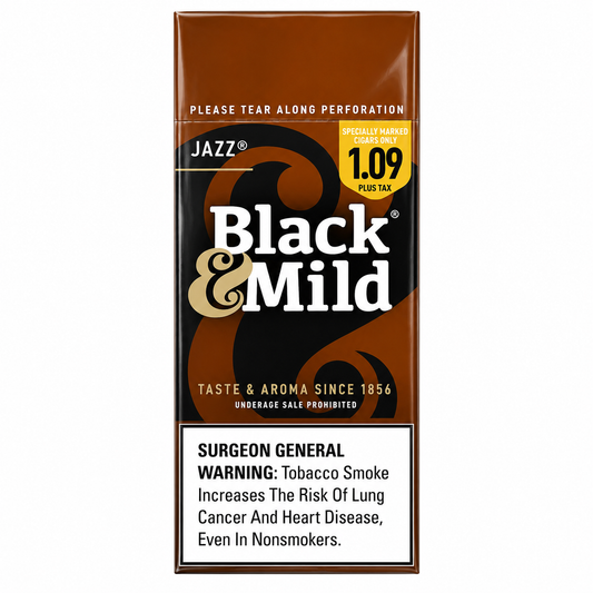 BLACK & MILD PP $1.09 JAZZ 25CT