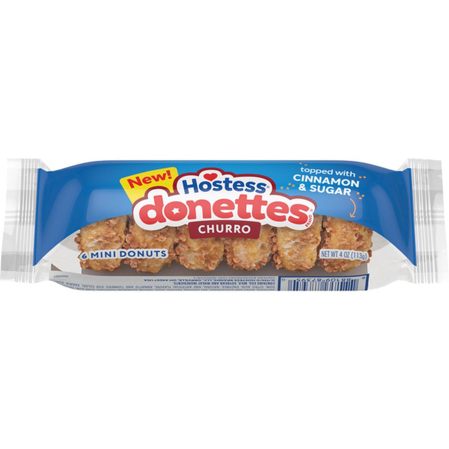 HOSTESS DONETTES CHURRO 10CT
