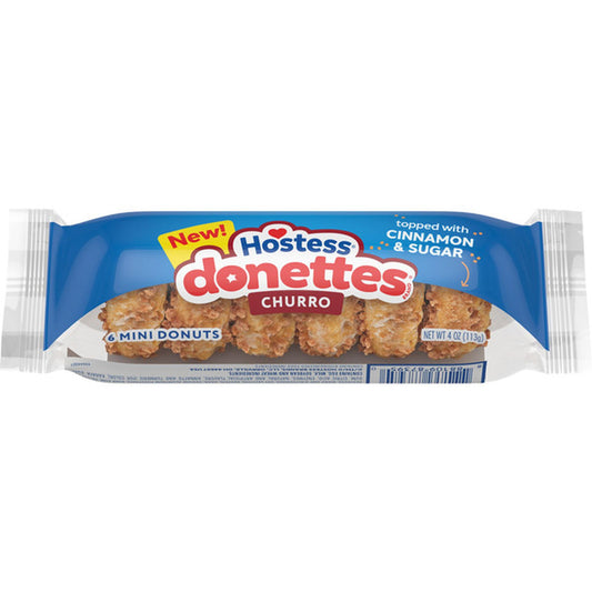 HOSTESS DONETTES CHURRO 10CT