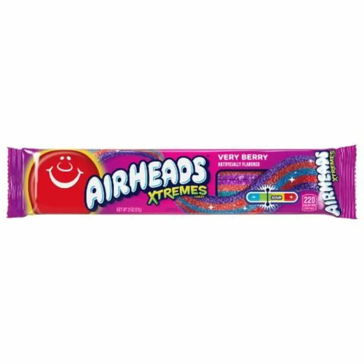 Air Heads Xtreme Belt Very Berry 18CT - Chase Cash & Carry