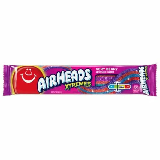 Air Heads Xtreme Belt Very Berry 18CT - Chase Cash & Carry