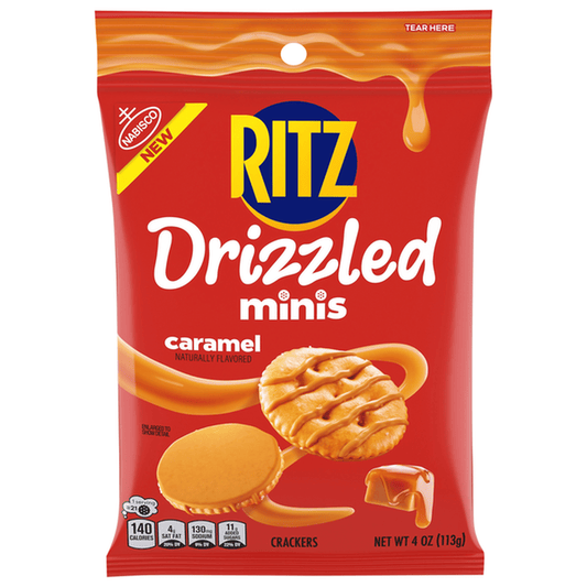 NAB BAG RTIZ DRIZZLED MINI CARAMEL 6/4OZ