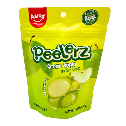 Peg Peelerz Gummy Green Apple 6/6OZ - Chase Cash & Carry