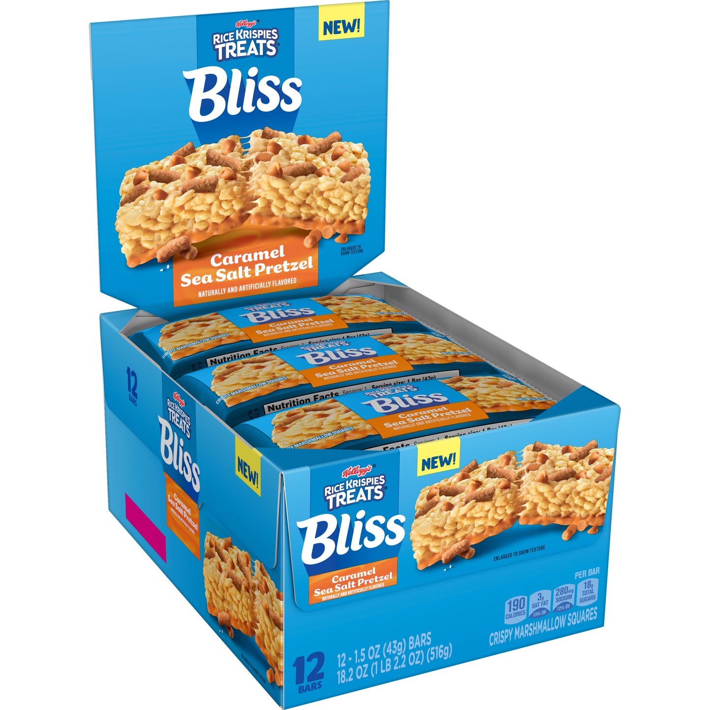 RICE KRISPIES TREATS BLISS CARAMEL 12CT