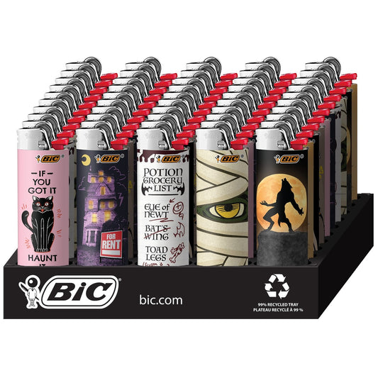 BIC LIGHTERS SPOOKY 50 CT