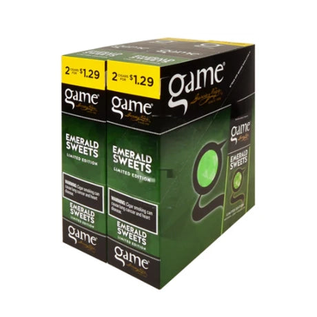 GAME 2/$1.29 EMERALD SWEET CIGARILLO